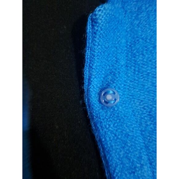 C24 Christopher & Banks Womens Jacket Size Lg Wool Faux Button Front 3/4 Sleeve - Picture 3 of 10